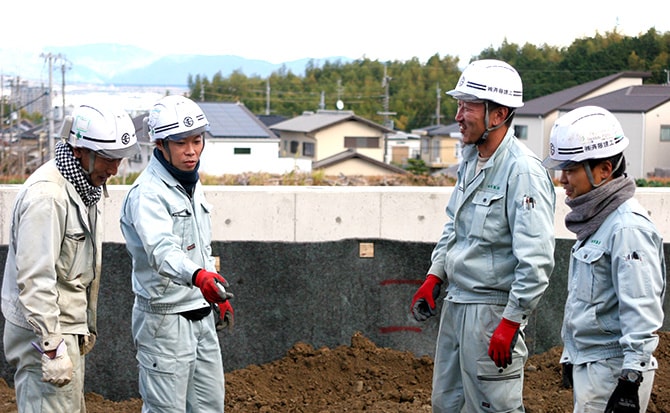 斉藤建工のスタッフたち