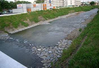 平成26年度　小畑川緑の河川復活工事　小畑川集中豪雨対策　（河川緊急補強）工事